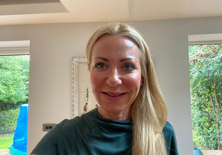 a selfie of partner Ros Bever